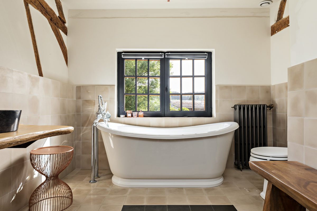 Baignoire îlot, salle de bain